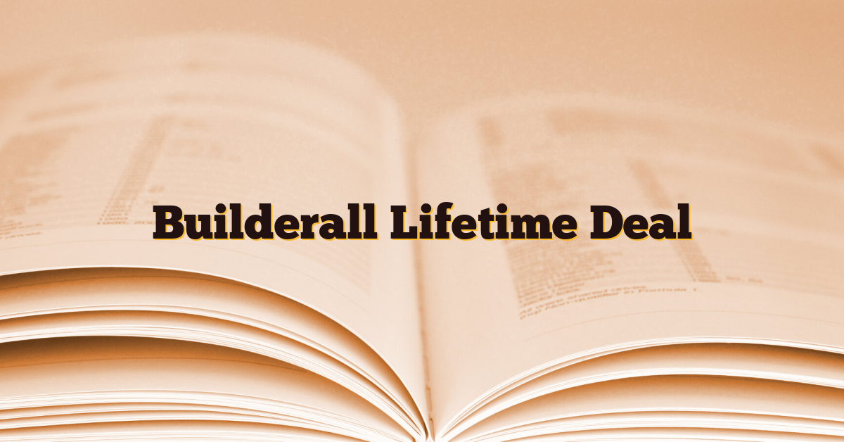 Builderall Lifetime Deal