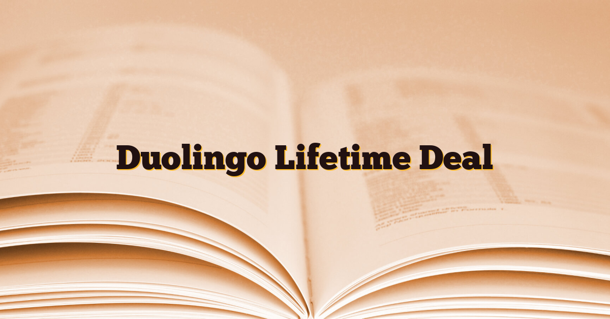 Duolingo Lifetime Deal