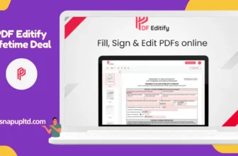 PDF editify lifetime deal