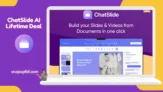ChatSlide AI Lifetime Deal: Revolutionize Your Content Creation with One-Click Slides and Videos