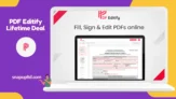 PDF Editify Lifetime Deal: The Ultimate Online PDF Editor for Effortless Document Management